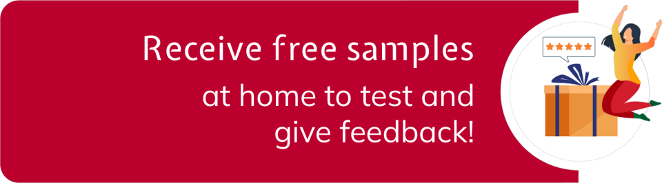 Receive free samples
